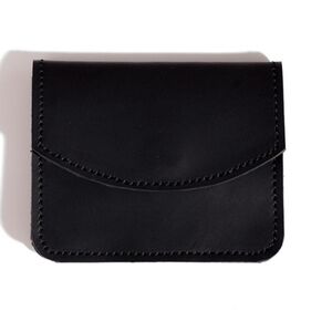 Abby Alley Mini Wallet In Black Leather